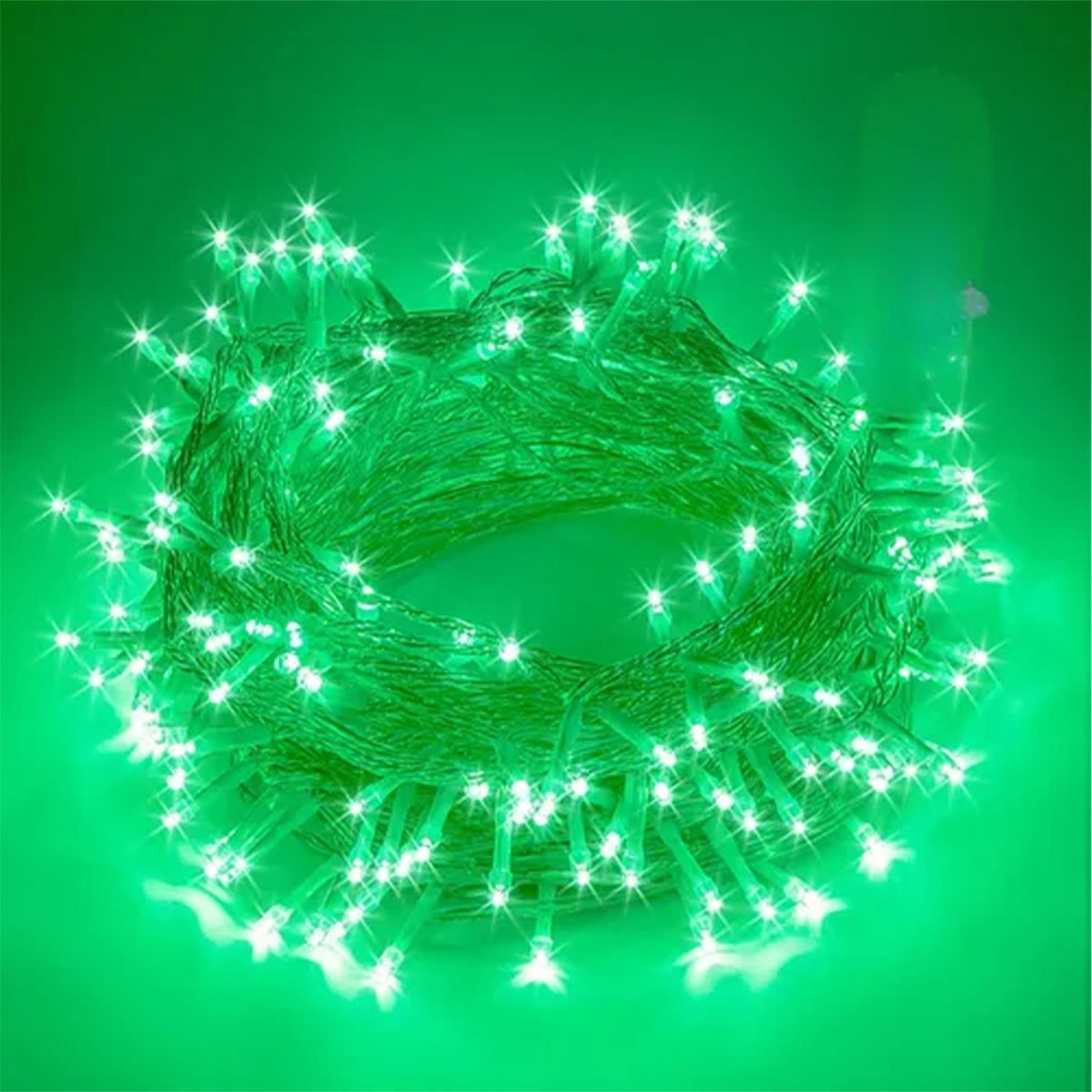 pisca varal decoracao natal 300 lampadas leds verde 25m 220v1